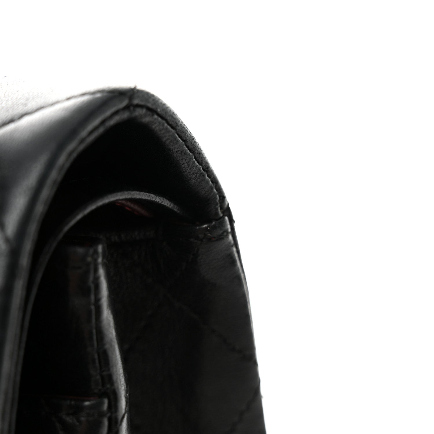 Chanel Lambskin Quilted Medium Double Flap Black 18 of 19