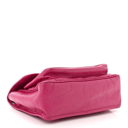 Saint Laurent Crinkled Calfskin Matelasse Monogram Medium Niki Chain Satchel Freesia 4 of 10