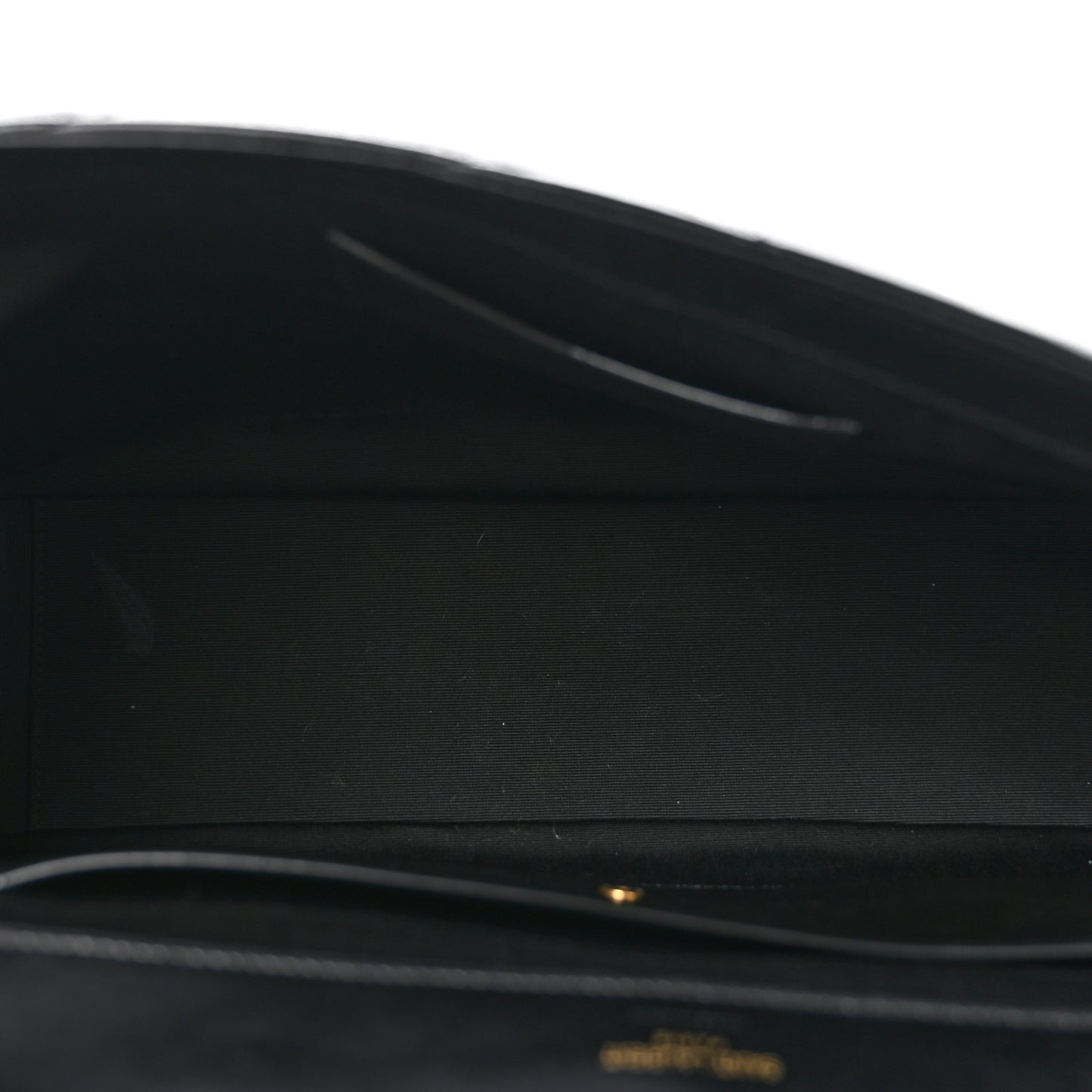 Lambskin Quilted Monogram Large Loulou Black