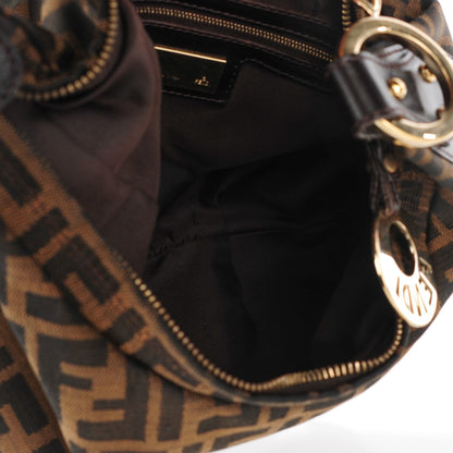 Fendi Zucca Small Chef Chain Hobo Tobacco 8 of 8