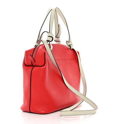 Celine Lambskin Small Soft Cube Satchel Bright Red 3 of 9