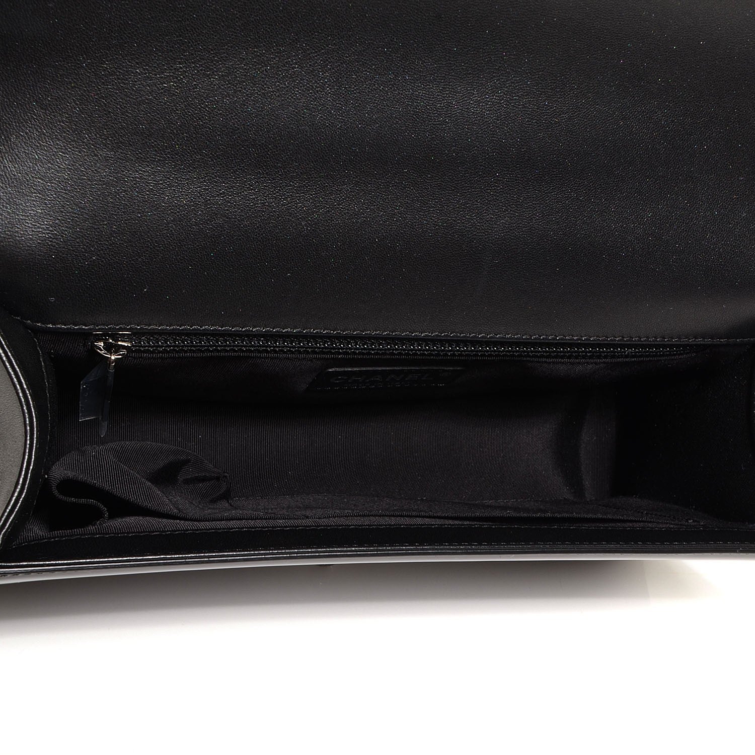 Chanel Patent Quilted New Medium Boy Flap Black 6 of 9