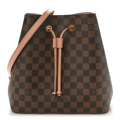Louis Vuitton Damier Ebene Neonoe MM Venus Pink 1 of 9