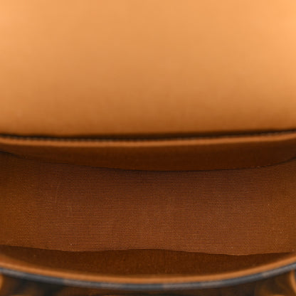 Celine Triomphe Canvas Medium Folco Bag Tan 5 of 10