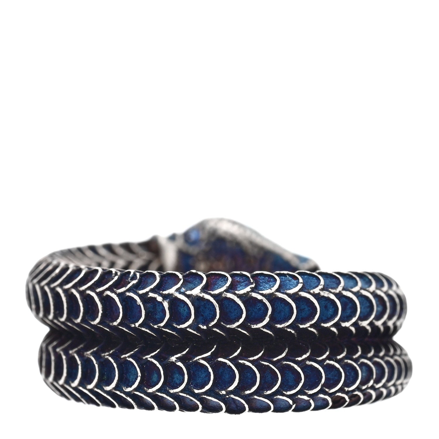 Gucci Sterling Silver Gucci Garden Snake Ring 52 6 3 of 4