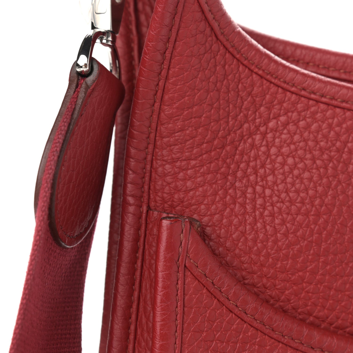 Hermes Taurillon Clemence Evelyne III GM Rubis 11 of 14