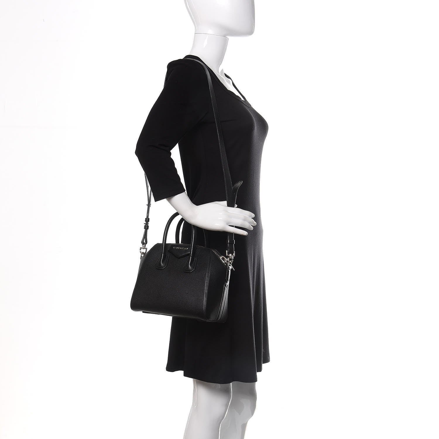 Givenchy Sugar Goatskin Mini Antigona Black 2 of 12