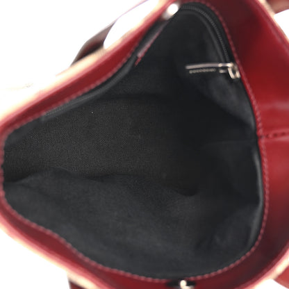 Burberry Haymarket Check Tote Red 4 of 9