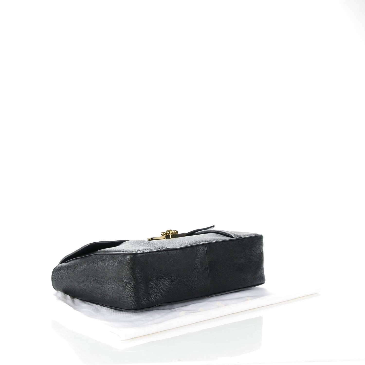 Chloe Goatskin Large Elsie Shoulder Bag Black 4 of 8