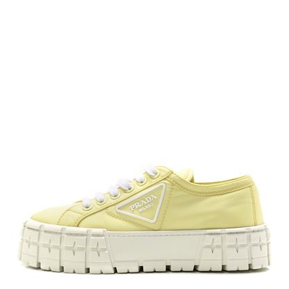 Prada Re-Nylon Gabardine Triangle Logo Double Wheel 50mm Sneakers 39 Narciso 1 of 11