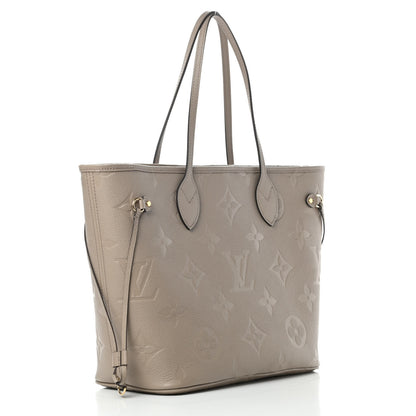 Louis Vuitton Empreinte Monogram Giant Neverfull MM Tourterelle 3 of 9
