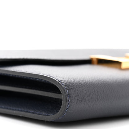 Hermes Evercolor Constance Wallet To Go Bleu Nuit 8 of 9