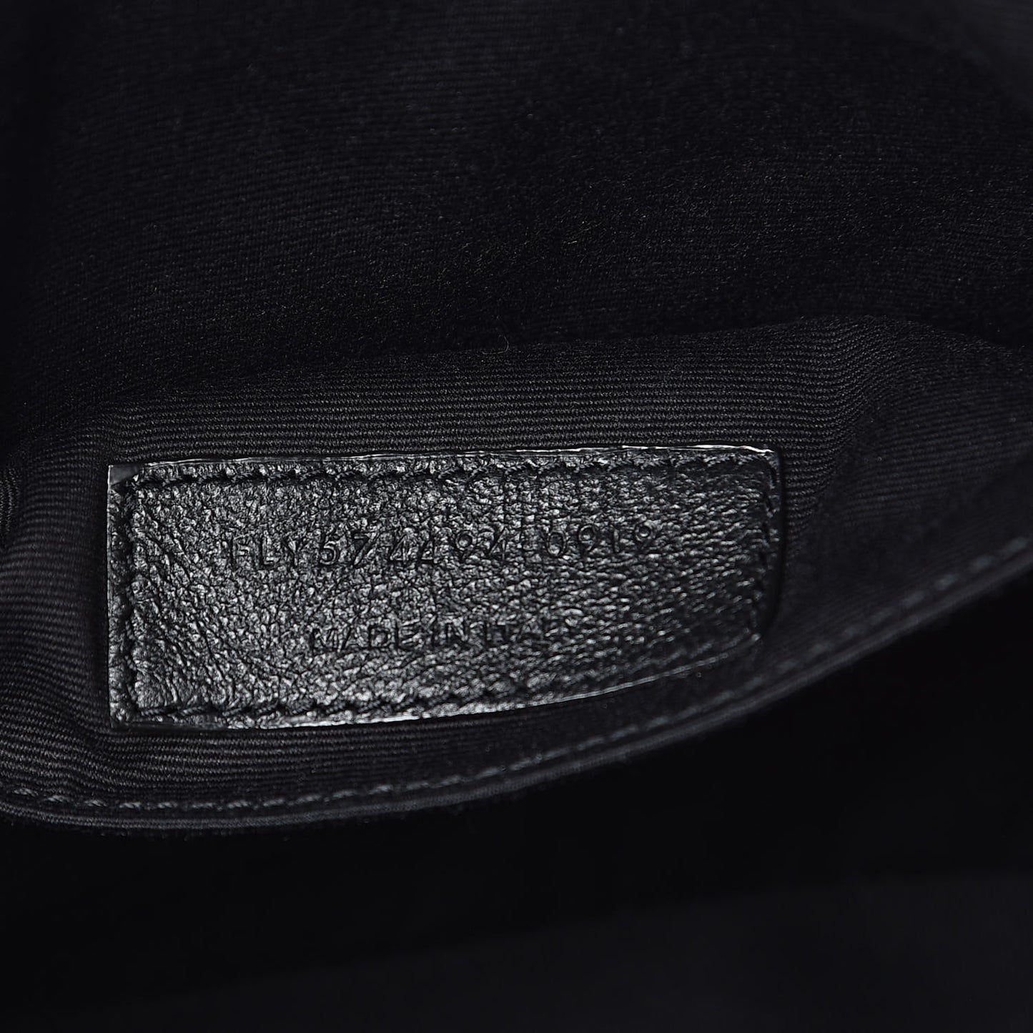 Calfskin Matelasse Monogram Lou Camera Bag Black