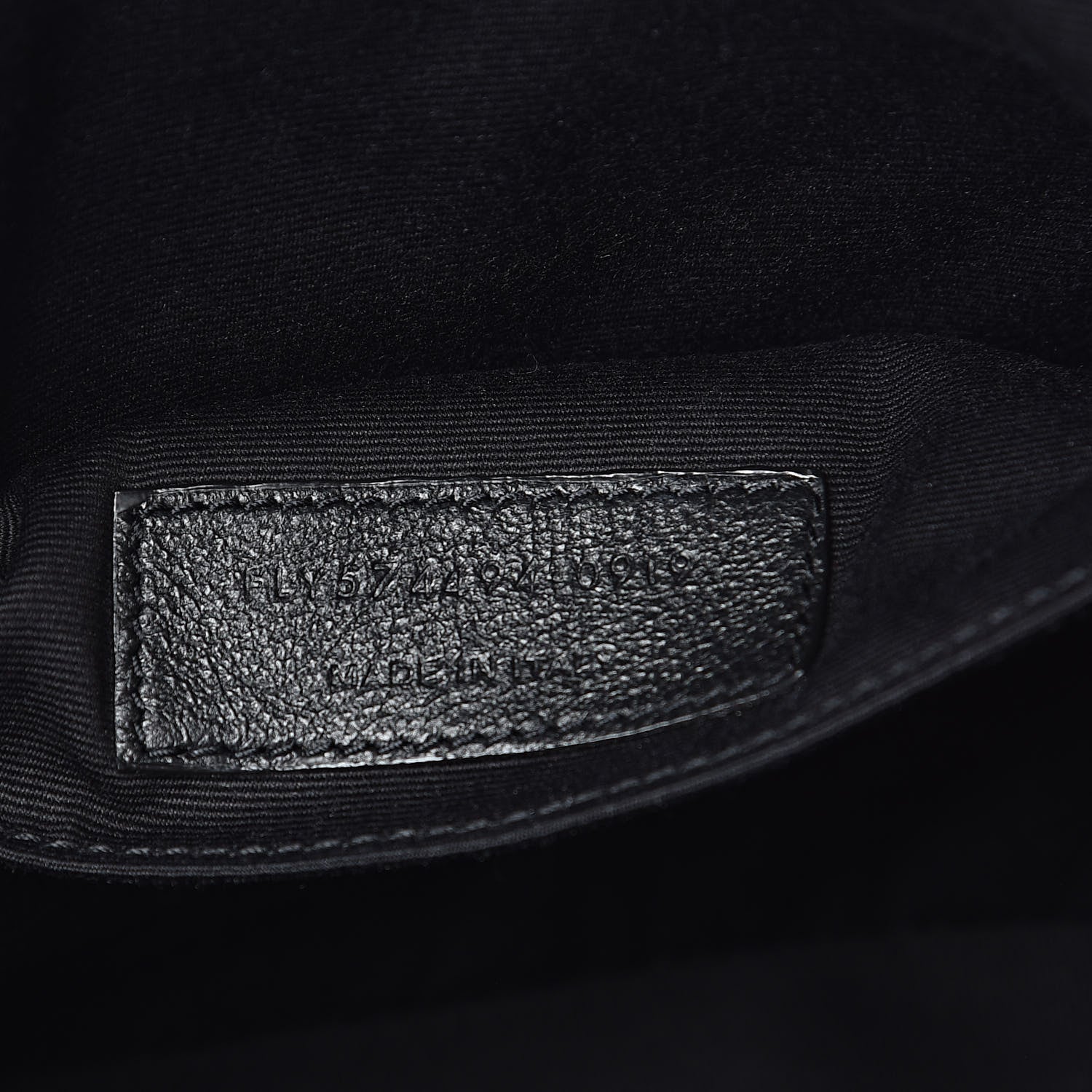 Saint Laurent Calfskin Matelasse Monogram Lou Camera Bag Black 7 of 10