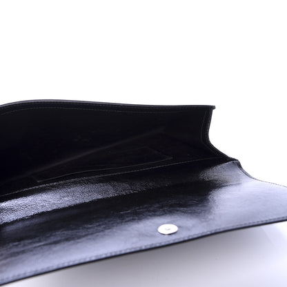 Saint Laurent Textured Patent Monogram Small Belle De Jour Clutch Black 5 of 7
