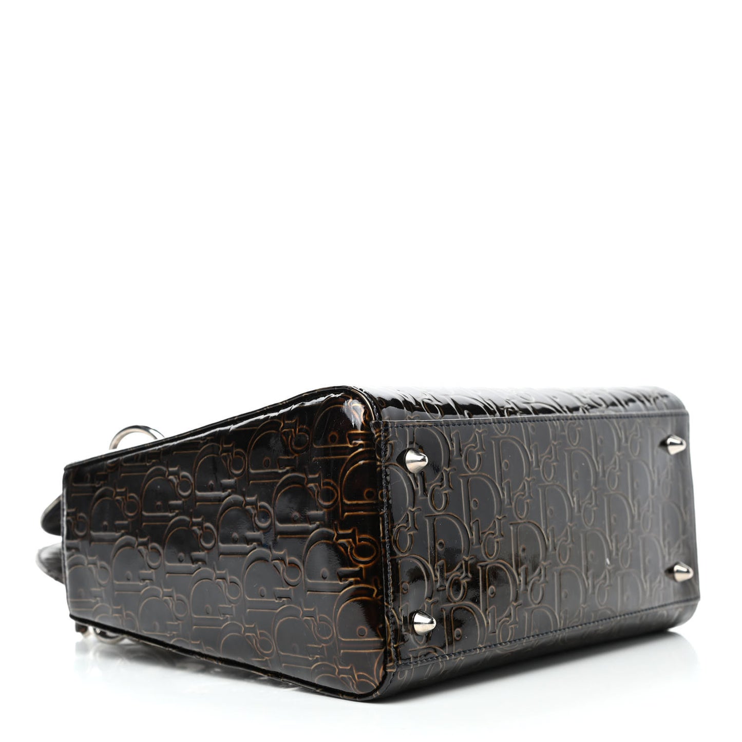 Patent Ultimate Medium Lady Dior Brown
