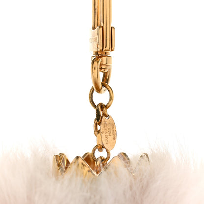 Louis Vuitton Fuzzy Bubble Bag Charm Light Pink 3 of 5