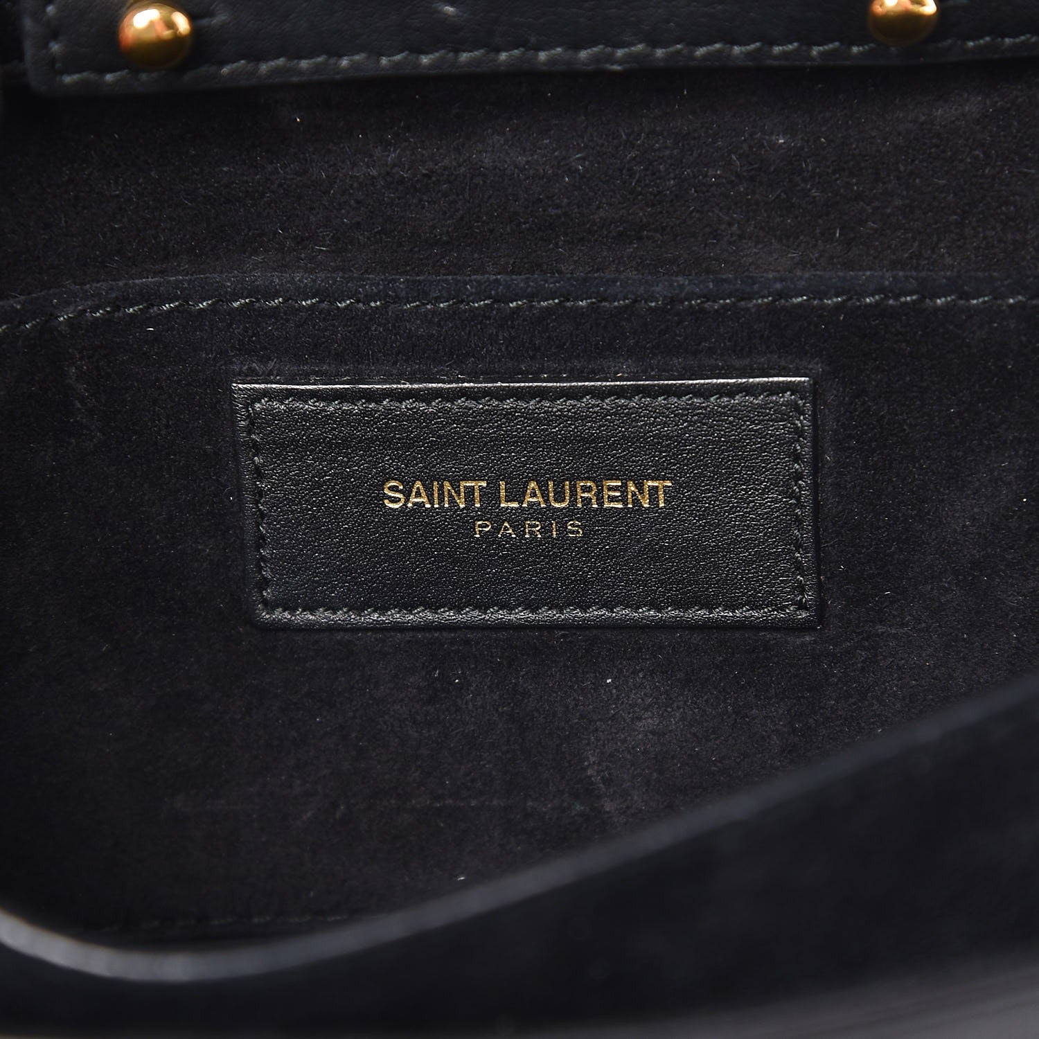 Saint Laurent Calfskin Small Classic Y Satchel Bag Black 7 of 7