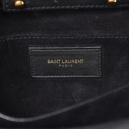 Saint Laurent Calfskin Small Classic Y Satchel Bag Black 7 of 7