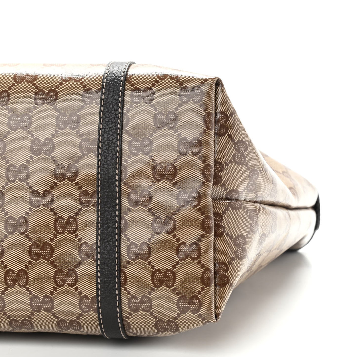 Crystal Monogram Medium Joy Tote Beige Ebony Testa di Moro