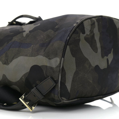 Prada Tessuto Nylon Camouflage Print Backpack Fumo 9 of 15