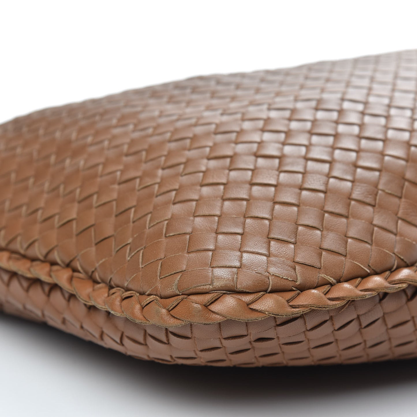 Nappa Intrecciato Large Veneta Hobo Noce
