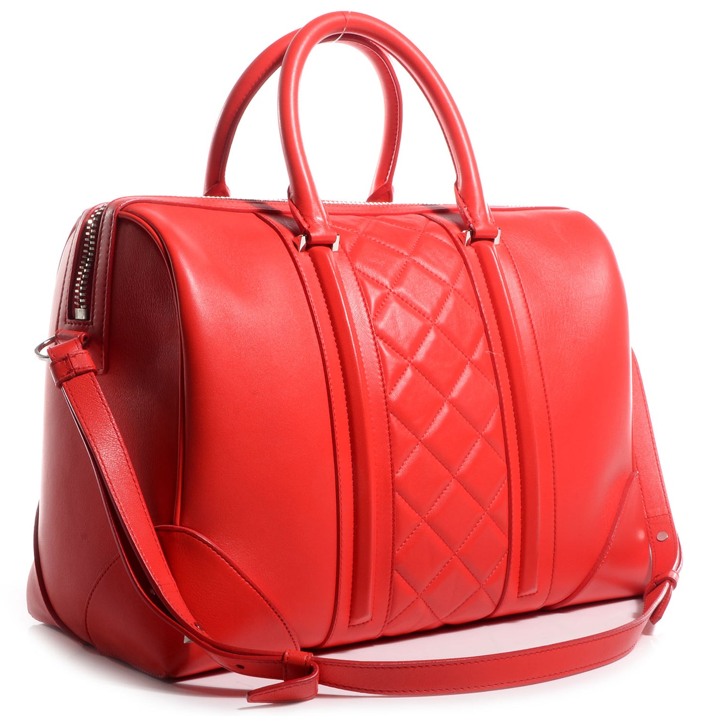 Lambskin Quilted Large Lucrezia Red