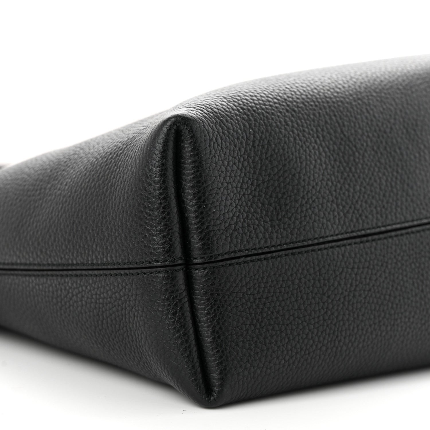 Salvatore Ferragamo Calfskin Minerva Hobo Black 9 of 11