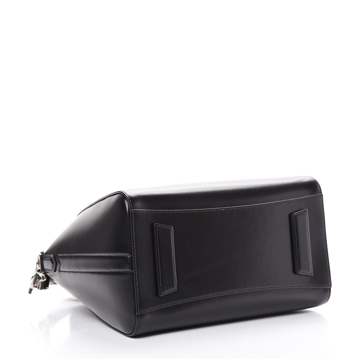 Shiny Lord Calfskin Small Antigona Black