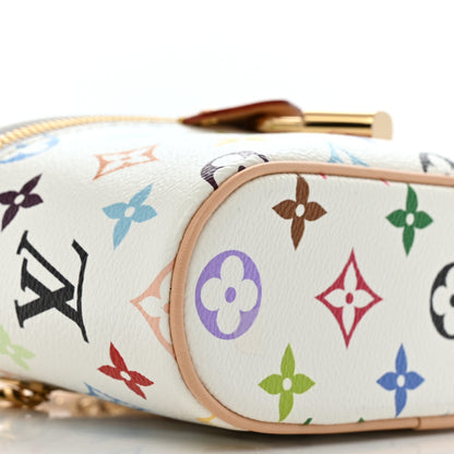Louis Vuitton LV x TM Monogram Multicolor Vanity Chain Pouch White 8 of 9