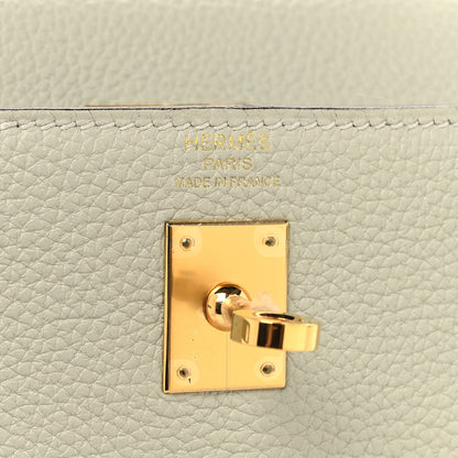 Hermes Togo Kelly Retourne 25 Gris Neve 6 of 10