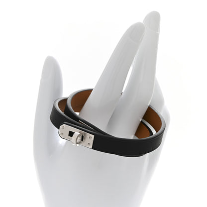 Hermes Box Kelly Double Tour Bracelet T4 Black 2 of 7
