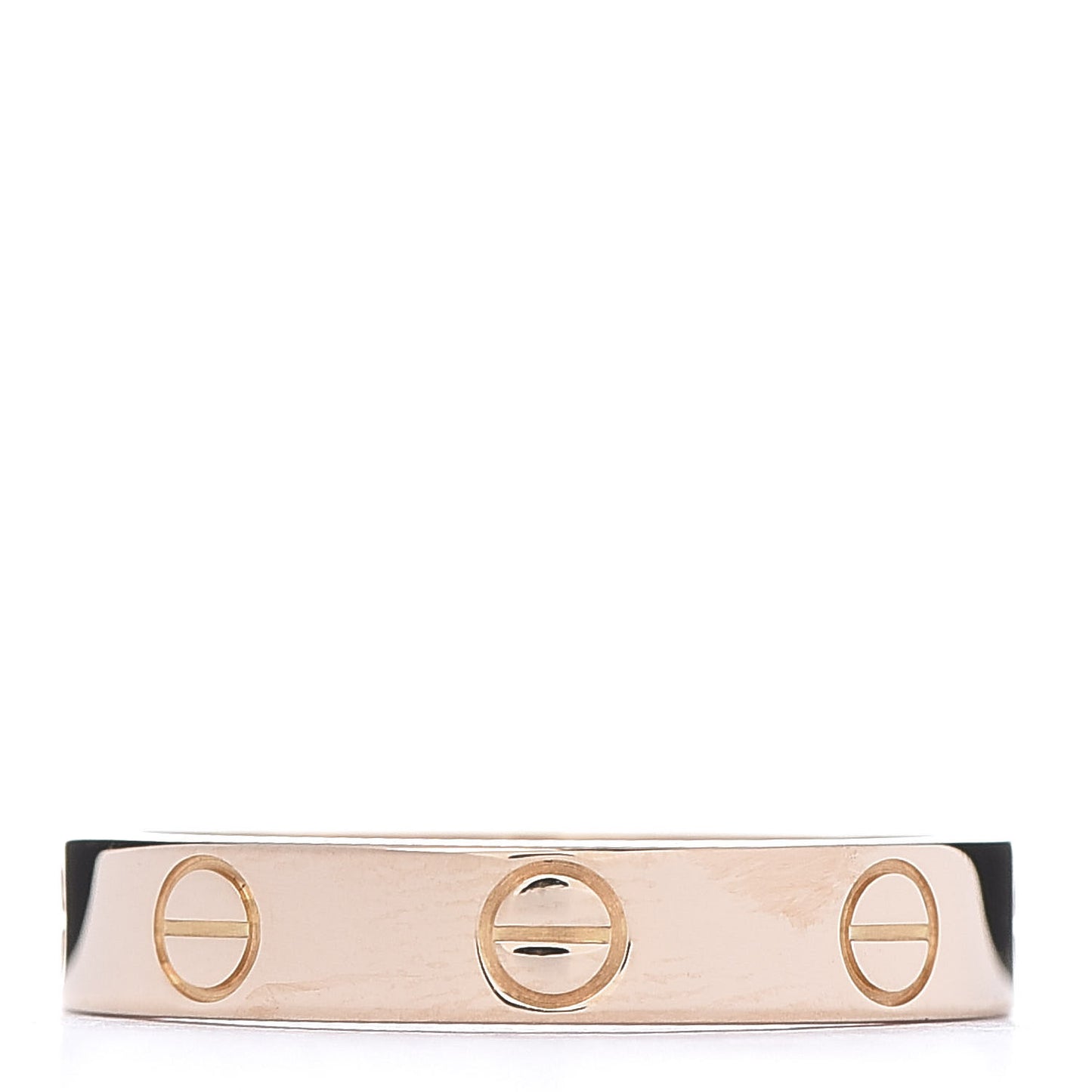 18K Pink Gold 3.5mm LOVE Wedding Band Ring 52 6