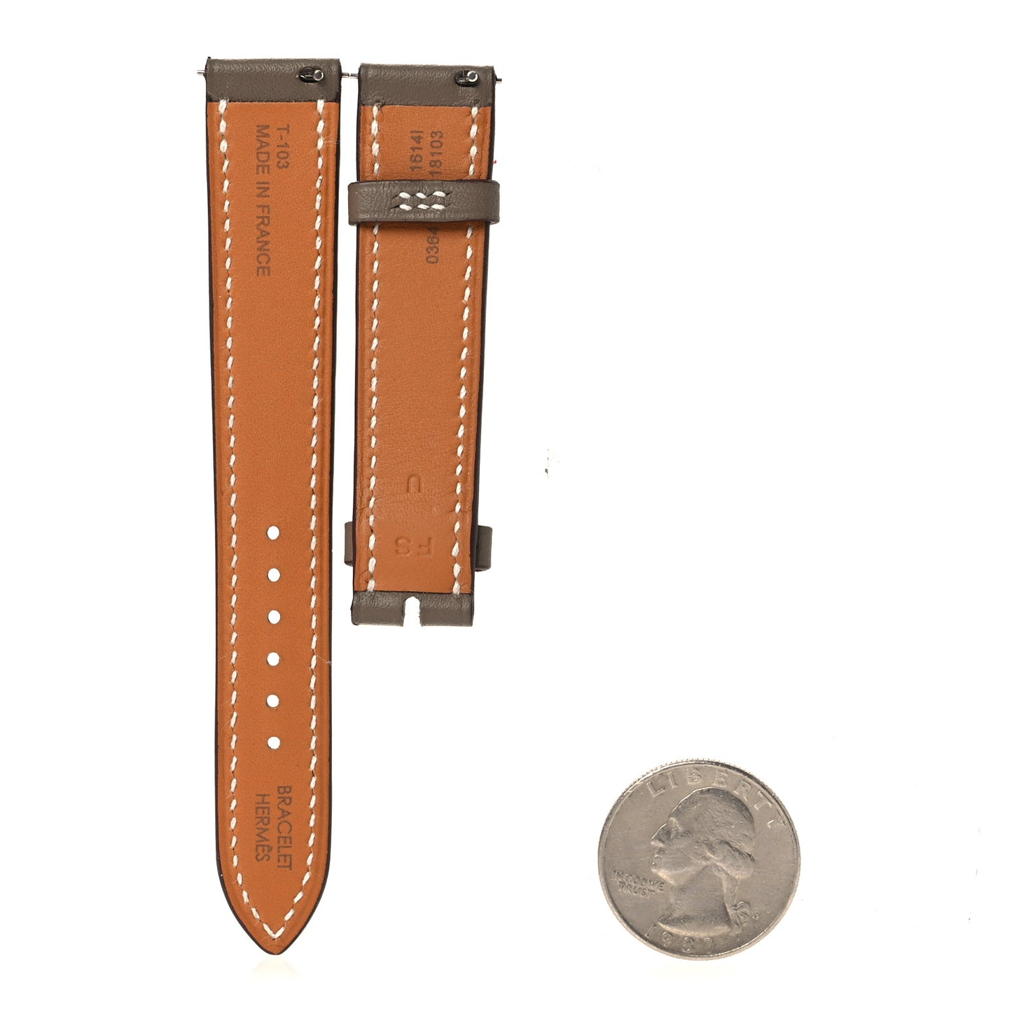 Swift 25mm Heure H Watch Strap Etoupe