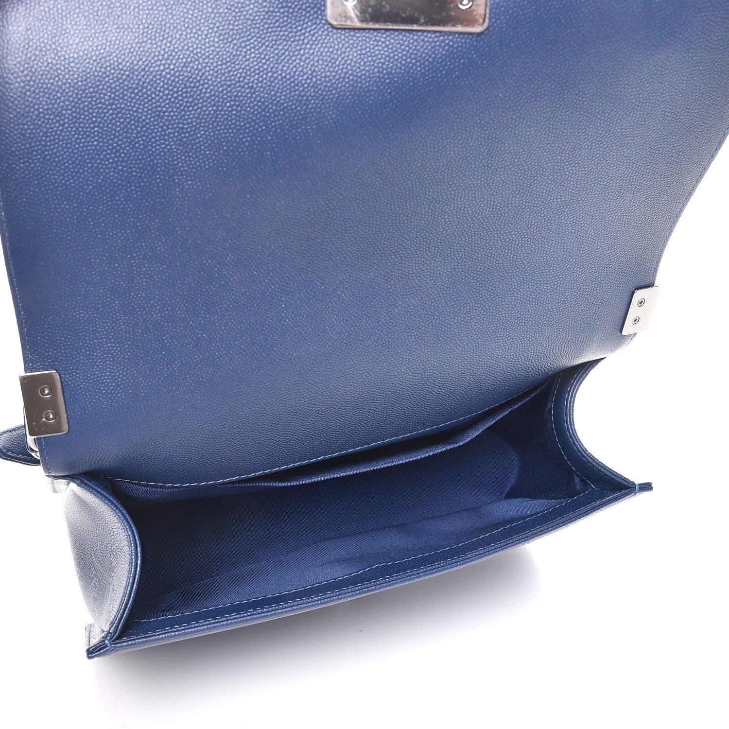 Chanel Caviar Quilted Medium Boy Flap Dark Blue 5 of 8