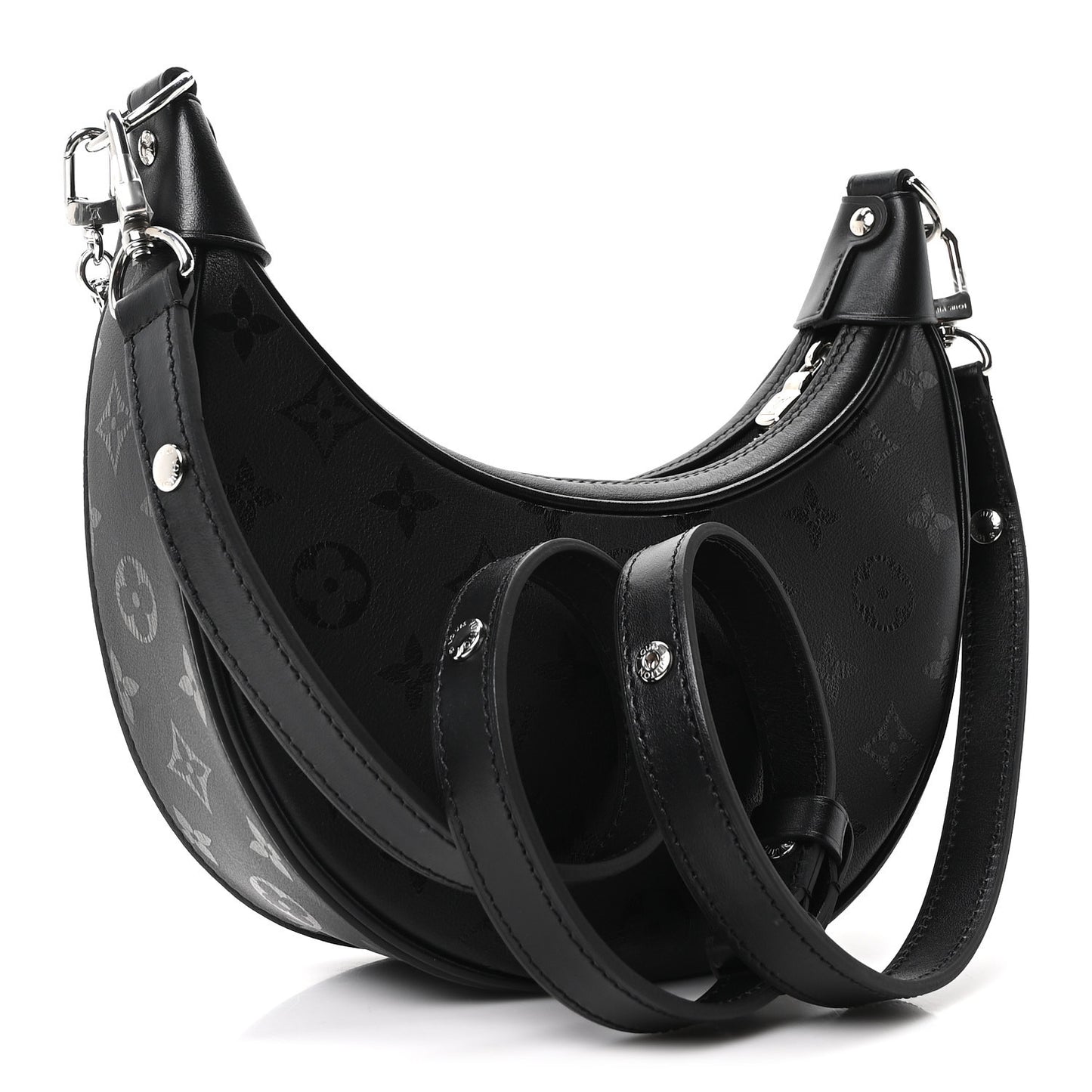 Calfskin Monogram Loop H27 Black