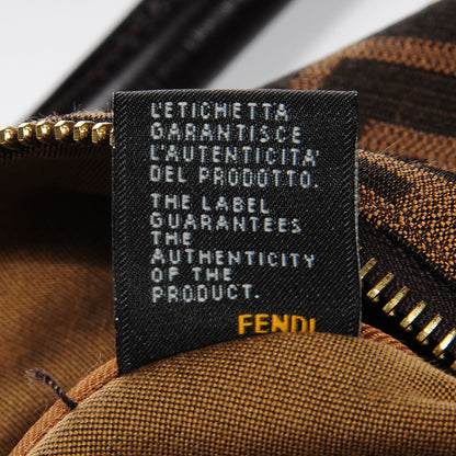 Fendi Zucca Cuoio Lucido Medium Chef Boston Tobacco Moro 7 of 11