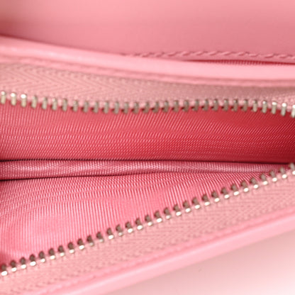 Gucci Calfskin Matelasse GG Marmont Mini Wallet On Chain Wild Rose 4 of 11