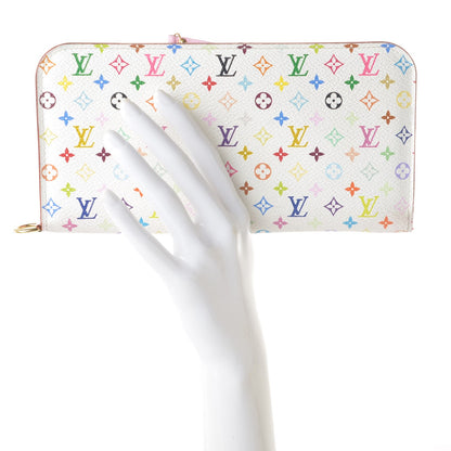 Louis Vuitton Monogram Multicolor Insolite Wallet White Litchi 2 of 12