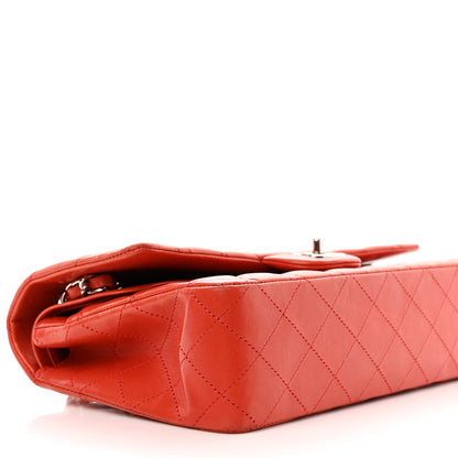 Chanel Lambskin Quilted Medium Double Flap Red 9 of 14