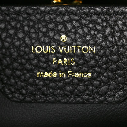 Louis Vuitton Taurillon Embellished Flower Crown Capucines MM Black 6 of 8