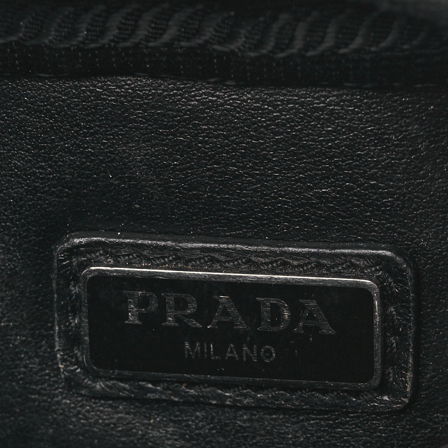 Prada Saffiano Travel Brique Crossbody Messenger Bag  Black 6 of 14