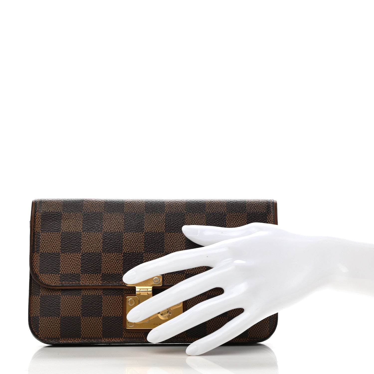 Louis Vuitton Damier Ebene Ascot Wallet 2 of 6