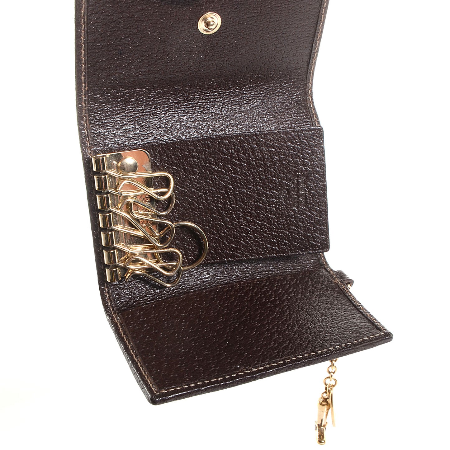 Monogram 6 Key Holder Case Dark Brown