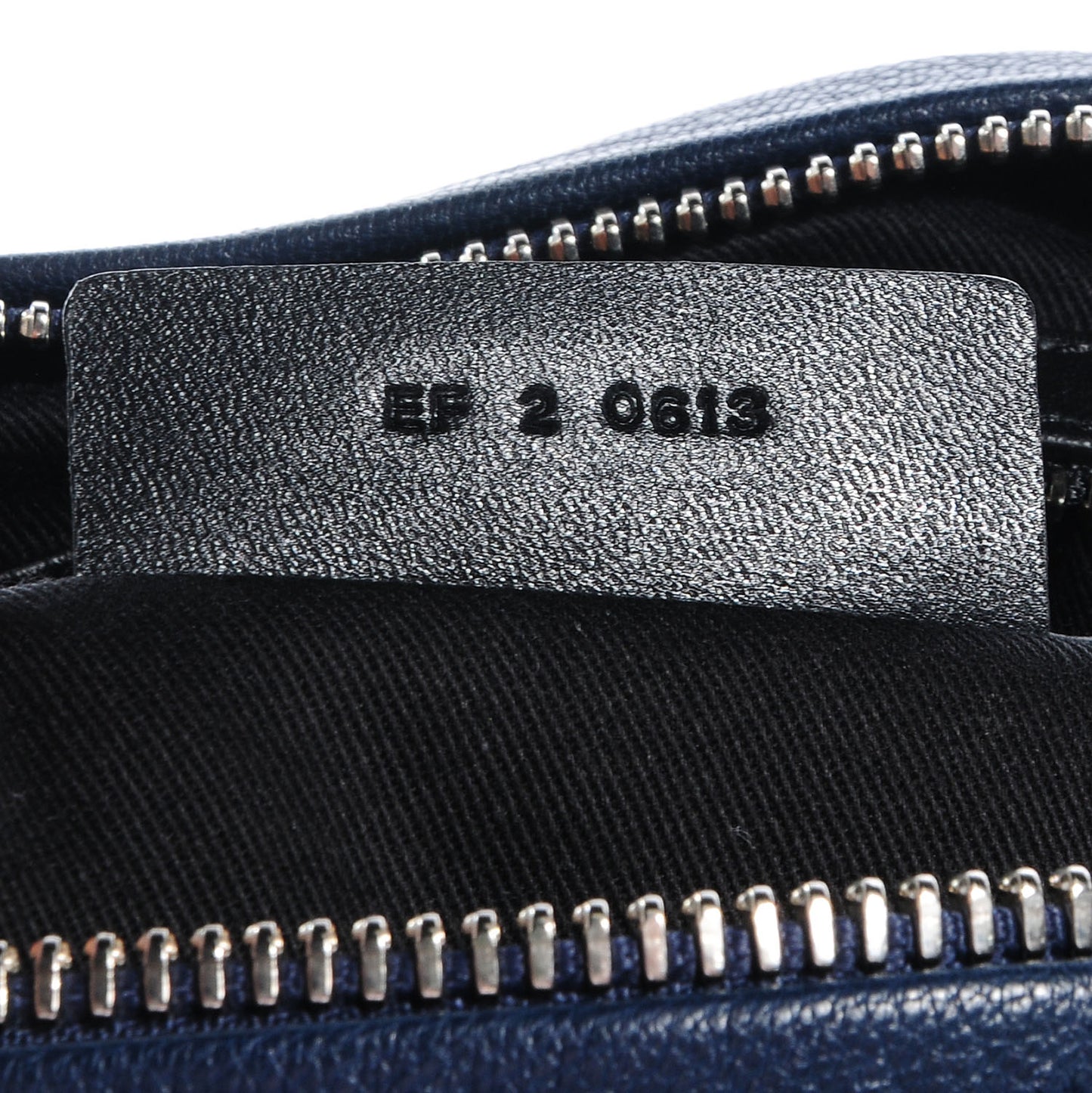 Goatskin Medium Pandora Navy