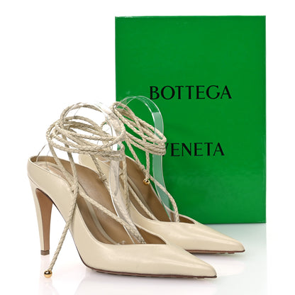 Bottega Veneta Nappa Spritz Pumps 39.5 Cane Sugar 9 of 9