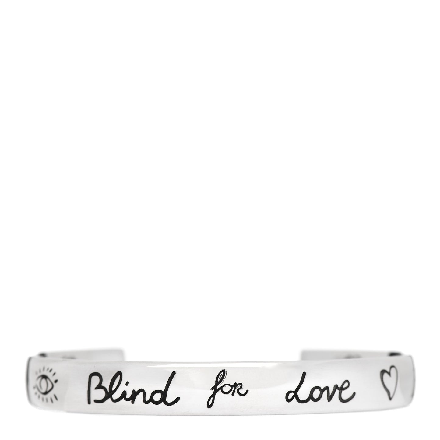 Sterling Silver Blind for Love Cuff Bracelet
