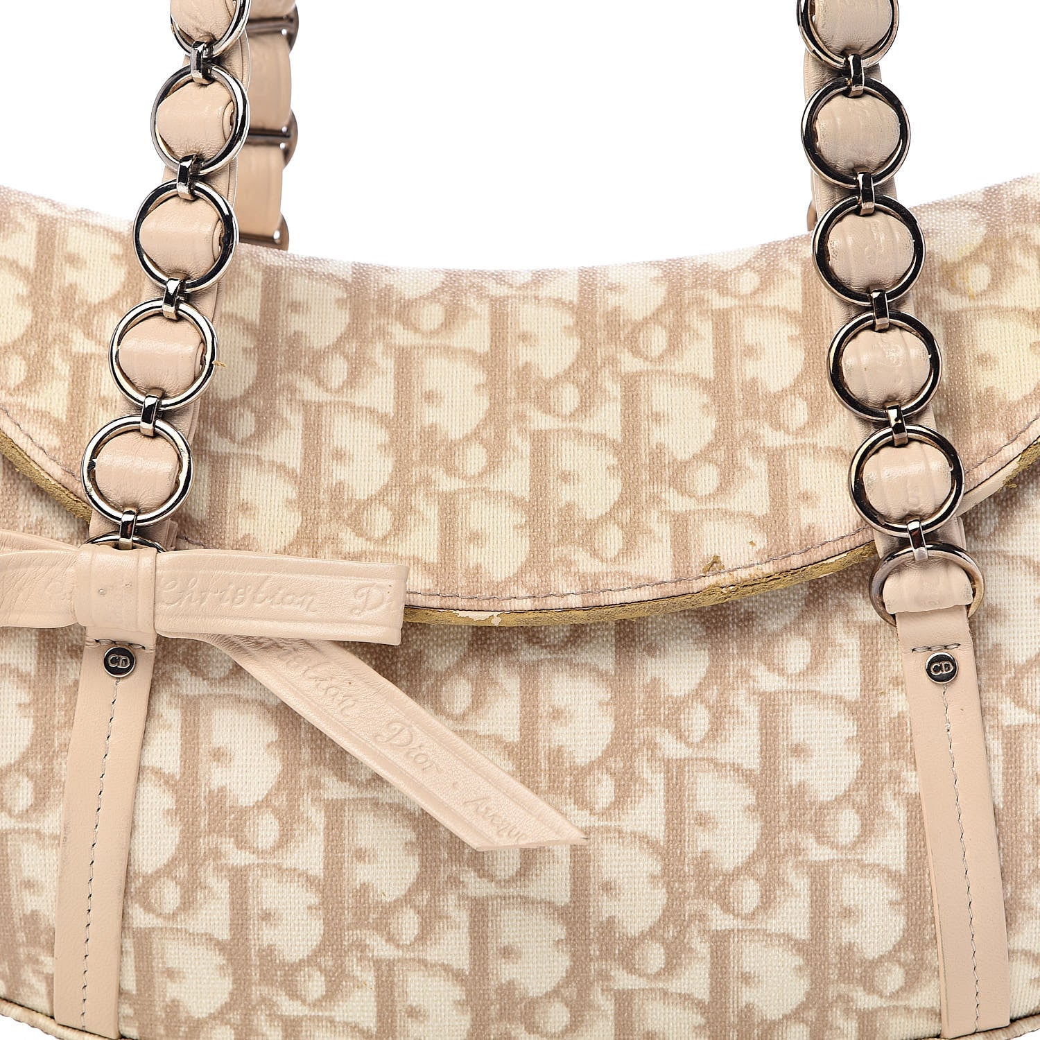 Christian Dior Monogram Romantique Trotter Bag Rose 20 of 20
