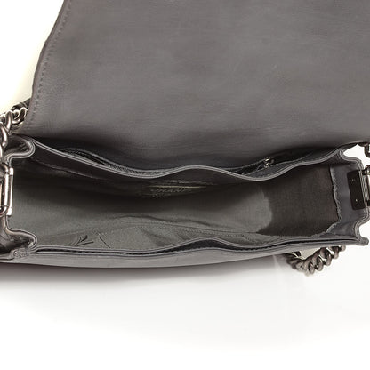 Chanel Calfskin Medium Boy Reverso Flap Grey 6 of 9