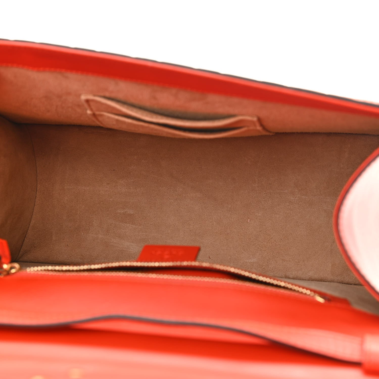 Gucci Guccissima Signature Medium Sylvie Top Handle Bag Orange 5 of 10